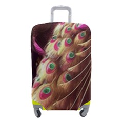Peacock Dream, Fantasy, Flower, Girly, Peacocks, Pretty Luggage Cover (small) by nateshop