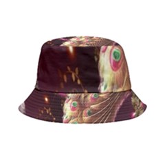 Peacock Dream, Fantasy, Flower, Girly, Peacocks, Pretty Inside Out Bucket Hat by nateshop