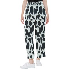 Black And White Cow Print 10 Cow Print, Hd Wallpaper Women s Pants  by nateshop