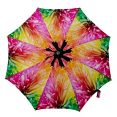 Abstract, Amoled, Back, Flower, Green Love, Orange, Pink, Hook Handle Umbrellas (small) by nateshop