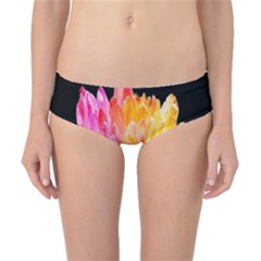 Abstract, Amoled, Back, Flower, Green Love, Orange, Pink, Classic Bikini Bottoms by nateshop