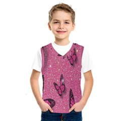 Butterfly, Girl, Pink, Wallpaper Kids  Basketball Tank Top by nateshop