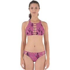 Butterfly, Girl, Pink, Wallpaper Perfectly Cut Out Bikini Set by nateshop