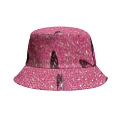 Butterfly, Girl, Pink, Wallpaper Bucket Hat by nateshop