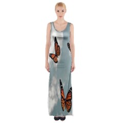 Aesthetic Butterfly , Butterflies, Nature, Thigh Split Maxi Dress by nateshop