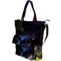 Art Design Graphic Neon Tree Artwork Shoulder Tote Bag