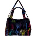 Art Design Graphic Neon Tree artwork Double Compartment Shoulder Bag View2