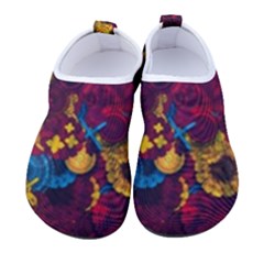 Psychedelic Digital Art Colorful Flower Abstract Multi Colored Kids  Sock-style Water Shoes