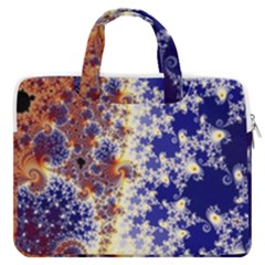 Psychedelic Colorful Abstract Trippy Fractal Mandelbrot Set Macbook Pro 13  Double Pocket Laptop Bag by Bedest