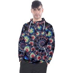 Psychedelic Colorful Abstract Trippy Fractal Men s Pullover Hoodie by Bedest