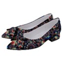 Psychedelic Colorful Abstract Trippy Fractal Women s Bow Heels View2