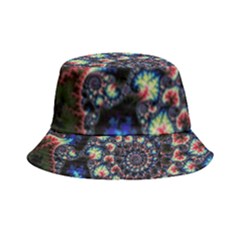 Psychedelic Colorful Abstract Trippy Fractal Inside Out Bucket Hat