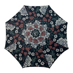 Flower Pattern Golf Umbrellas