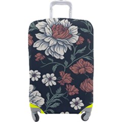 Flower Pattern Luggage Cover (large)