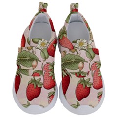 Strawberry Fruit Kids  Velcro No Lace Shoes