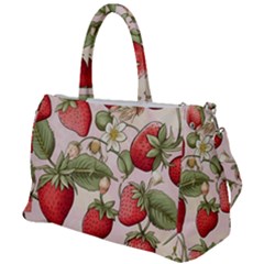 Strawberry Fruit Duffel Travel Bag by Bedest