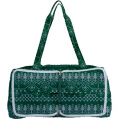 Christmas Knit Digital Multi Function Bag