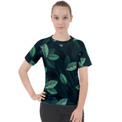 Foliage Women s Sport Raglan T-Shirt