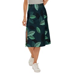 Foliage Midi Panel Skirt