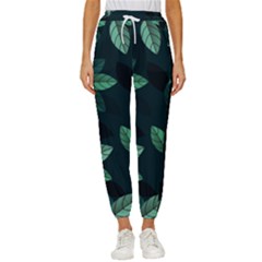 Foliage Women s Cropped Drawstring Pants