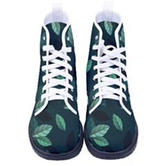 Foliage Men s High-Top Canvas Sneakers