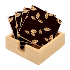 Foliage Bamboo Coaster Set