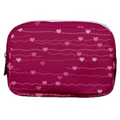 Hearts Valentine Love Background Make Up Pouch (small) by Proyonanggan