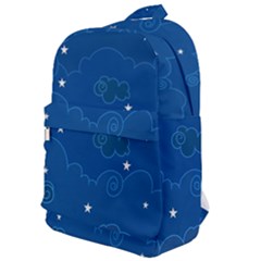 Sky Night Moon Clouds Crescent Classic Backpack by Proyonanggan