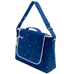 Sky Night Moon Clouds Crescent Box Up Messenger Bag by Proyonanggan