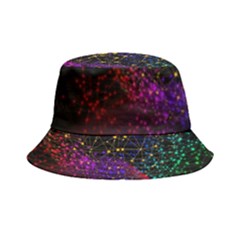 Particles Waves Line Multicoloured Bucket Hat by Proyonanggan