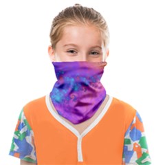 Fractal Art Artwork Magical Purple Face Covering Bandana (kids)