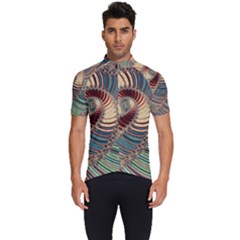 Fractal Strange Unknown Abstract Men s Short Sleeve Cycling Jersey by Proyonanggan
