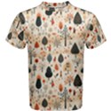 Pattern Seamless Men s Cotton T-Shirt View1