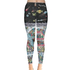 Abstract Painting Space Cartoon Everyday Leggings  by Grandong