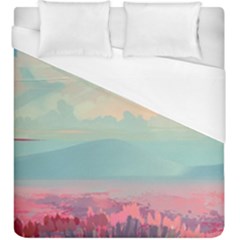 Anime Landscape Duvet Cover (king Size)