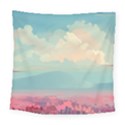 Anime Landscape Square Tapestry (Large) View1