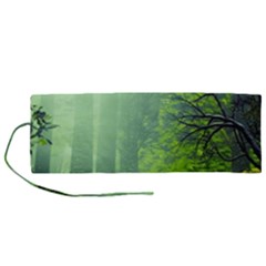 Trees Forest Artwork Nature Beautiful Landscape Roll Up Canvas Pencil Holder (m) by Sarkoni