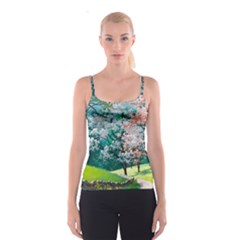 Anime Scenery Landscape Spaghetti Strap Top