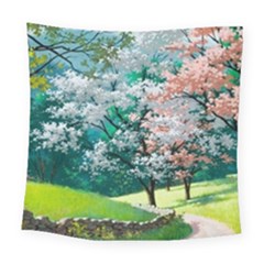 Anime Scenery Landscape Square Tapestry (large)