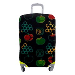 Apples Honey Honeycombs Pattern Luggage Cover (small) by Sarkoni