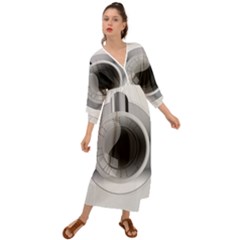 Washing Machines Home Electronic Grecian Style  Maxi Dress by Sarkoni