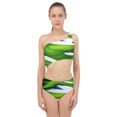 Golf Course Par Green Spliced Up Two Piece Swimsuit by Sarkoni