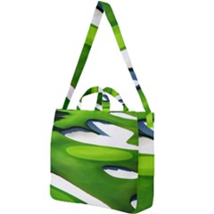 Golf Course Par Green Square Shoulder Tote Bag