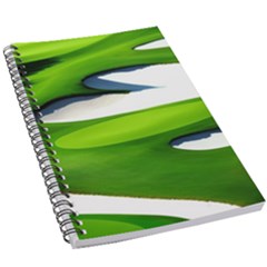 Golf Course Par Green 5 5  X 8 5  Notebook by Sarkoni