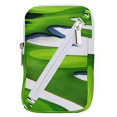 Golf Course Par Green Belt Pouch Bag (small) by Sarkoni