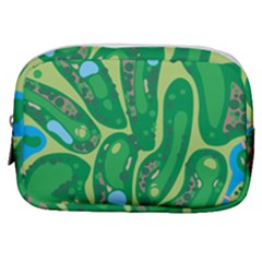 Golf Course Par Golf Course Green Make Up Pouch (small) by Sarkoni