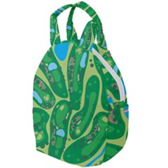 Golf Course Par Golf Course Green Travel Backpack by Sarkoni