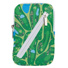 Golf Course Par Golf Course Green Belt Pouch Bag (large) by Sarkoni