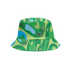 Golf Course Par Golf Course Green Bucket Hat (kids) by Sarkoni