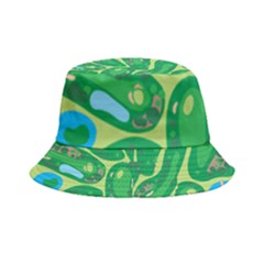 Golf Course Par Golf Course Green Inside Out Bucket Hat by Sarkoni